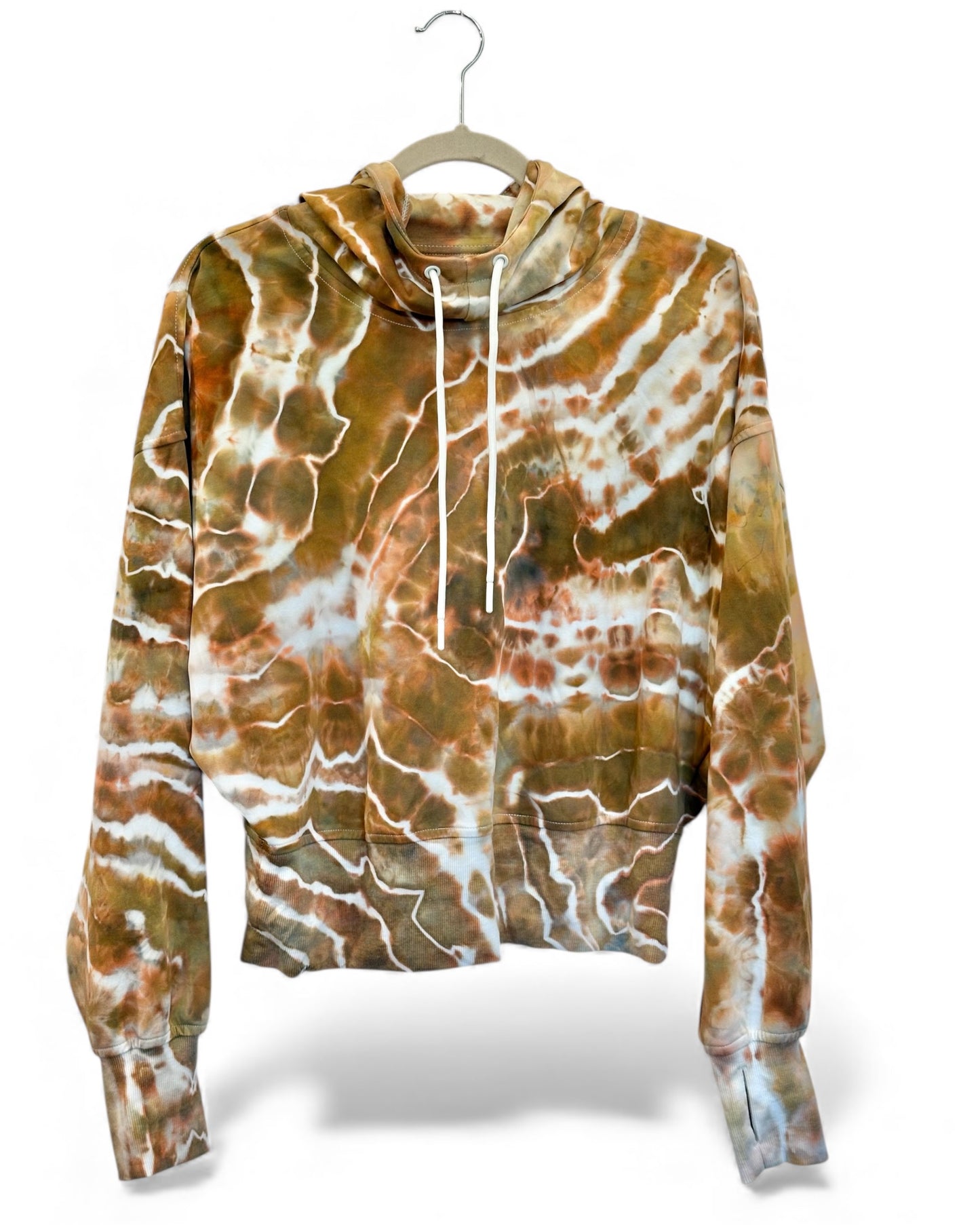 Medium Women’s Pull Over Crop Hoody “Camelia”