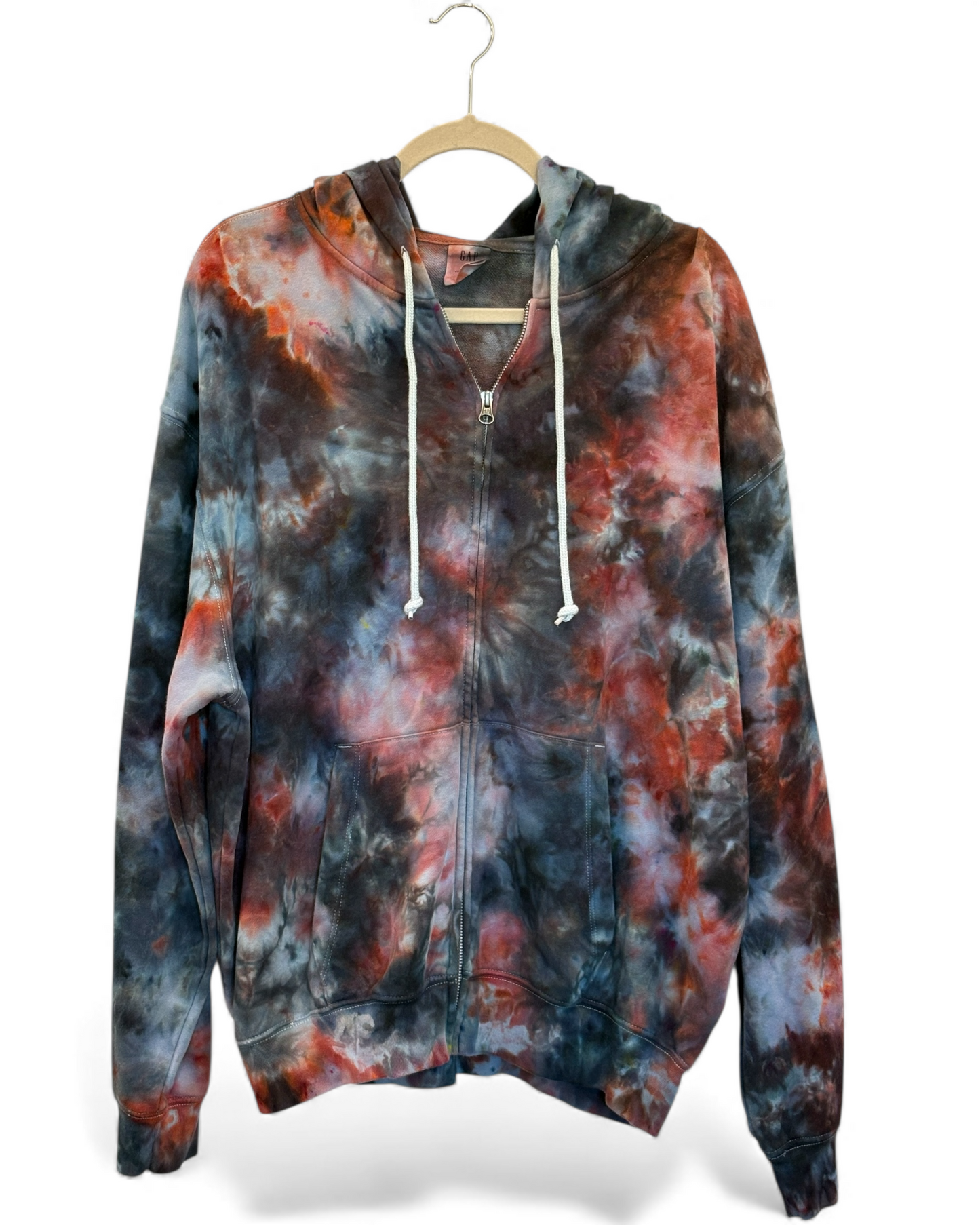 Large Men's Zip Up Hoody "Hawk"