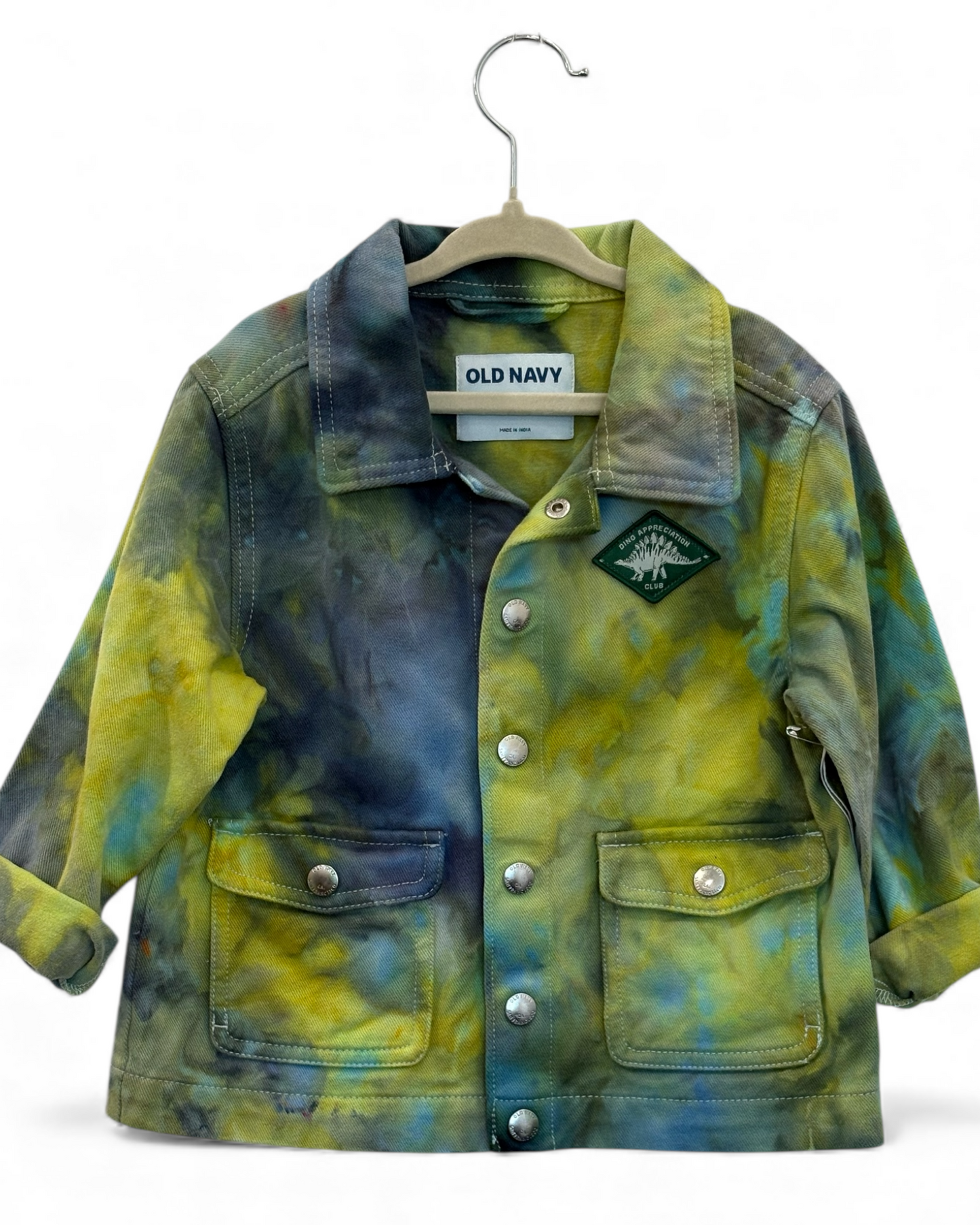 3T Boys Snap Up Collared Cotton Jacket