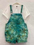 Plus Size 12 Denim Overall shorts