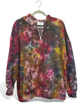 Large Women's Zip Up Tunic Hoodie "Linda"
