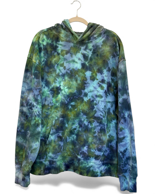 2XL Men's Pull Over Hoodie "Land & Sea"