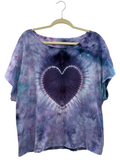 XL Short Sleeve Raw Edge Crop Tee
