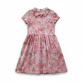 Girls Collared Short Sleeve Fit and Flare Dress (Size 6-7)
