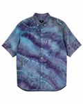 Medium Men’s Cotton Short Sleeve Button Up Collared Shirt