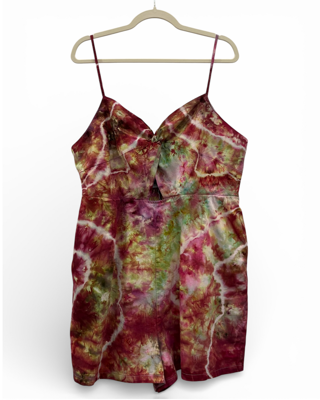 Large Twist Top Short Romper